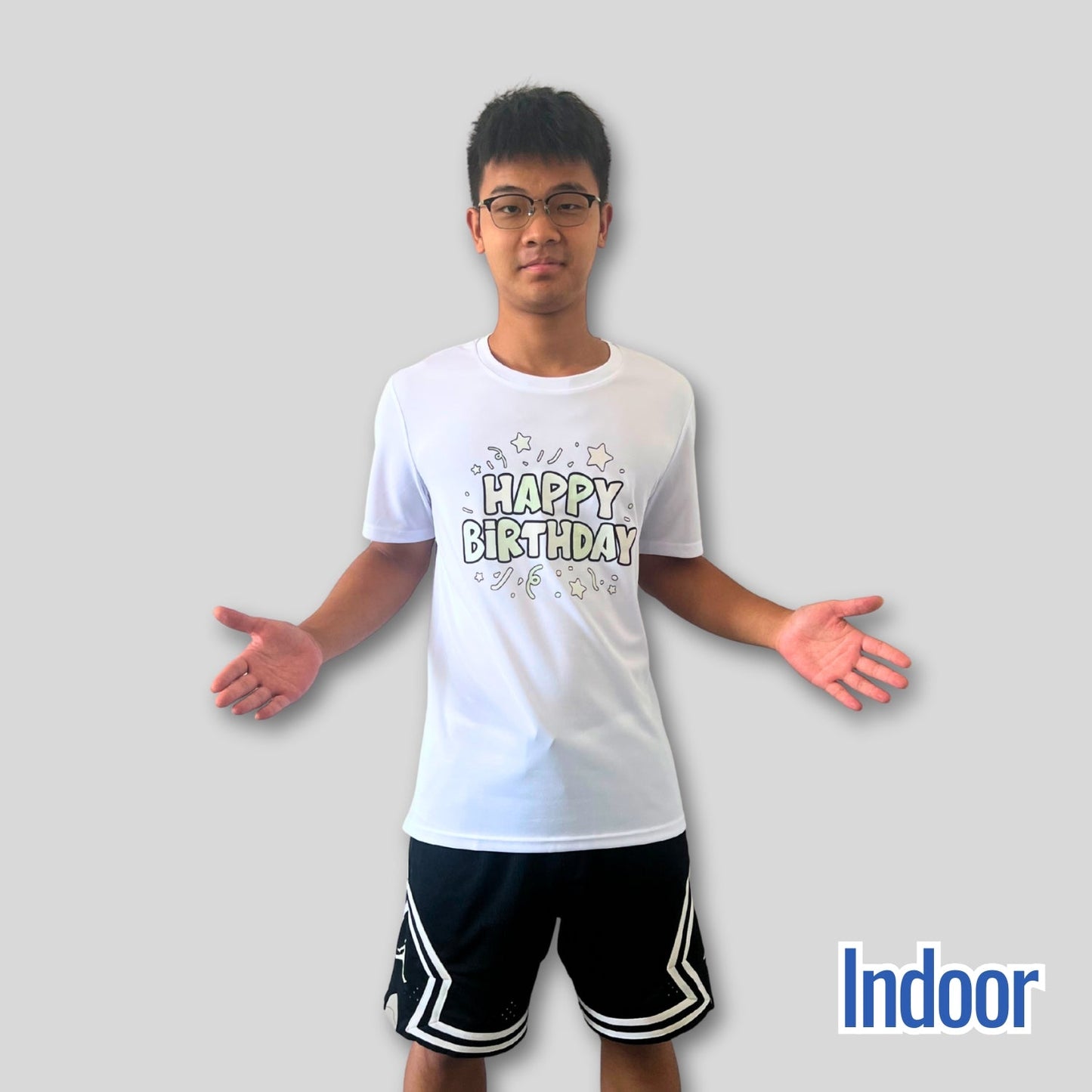 Happy Birthday Magic Shirt – Sun - Activated & Glow - in - the - Dark | Magic Apparel & Gifts by Magivine