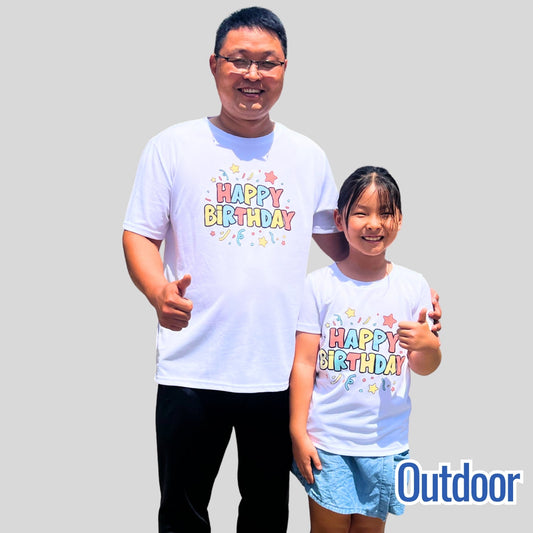 Happy Birthday Magic Shirt – Sun - Activated & Glow - in - the - Dark | Magic Apparel & Gifts by Magivine