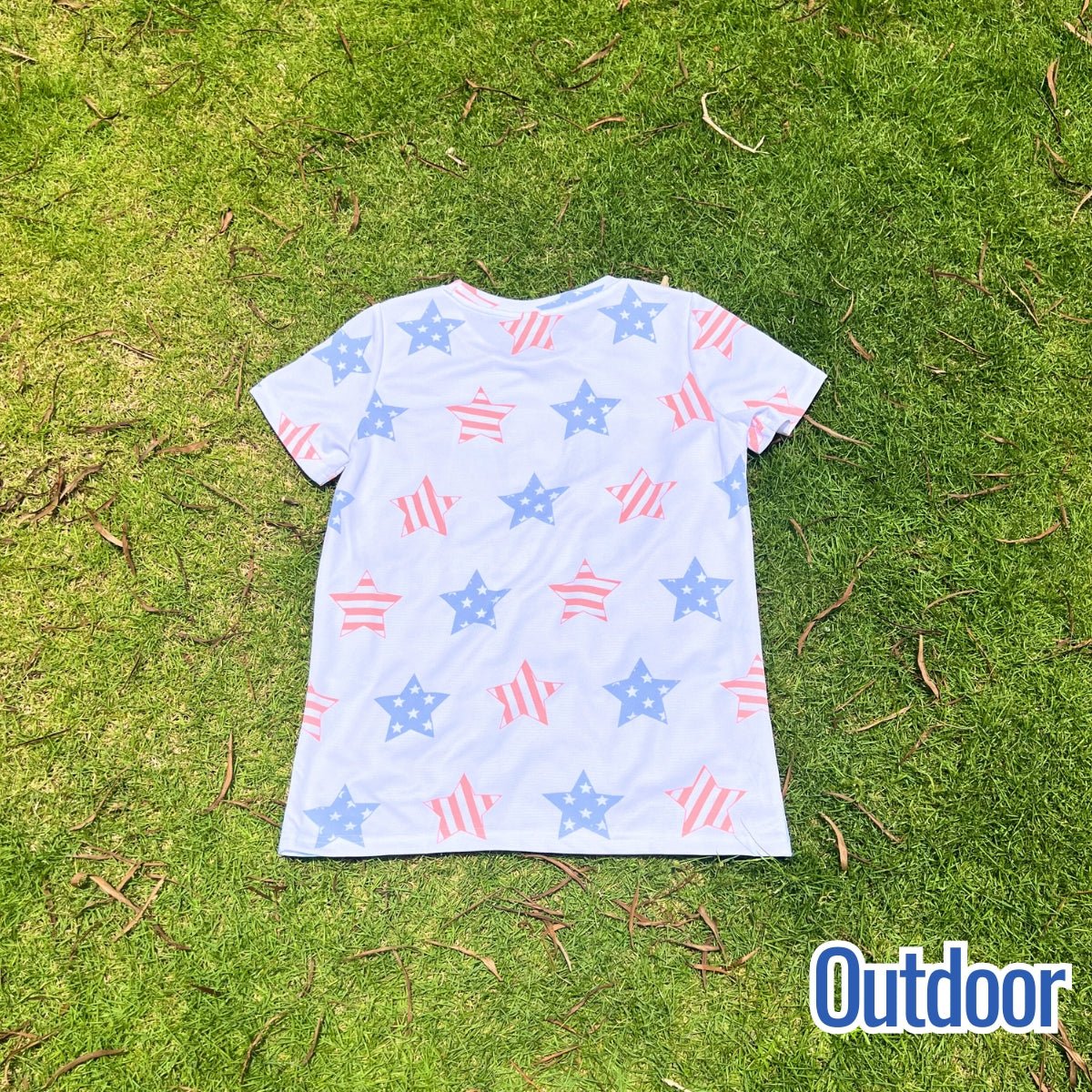 Sun - Activated Color Changing USA Flag Star T-Shirt | Magic Apparel & Gifts by Magivine