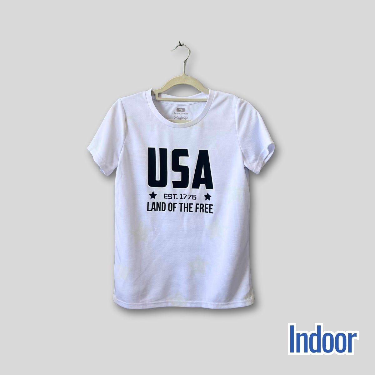 Sun - Activated Color Changing USA Flag Star T-Shirt | Magic Apparel & Gifts by Magivine