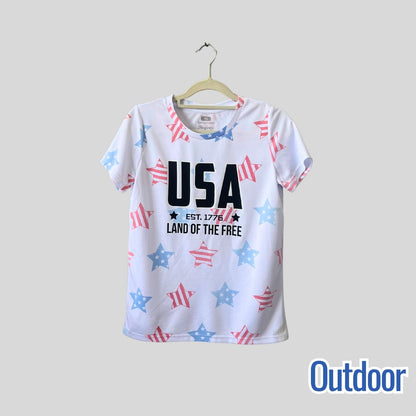 Sun - Activated Color Changing USA Flag Star T-Shirt | Magic Apparel & Gifts by Magivine