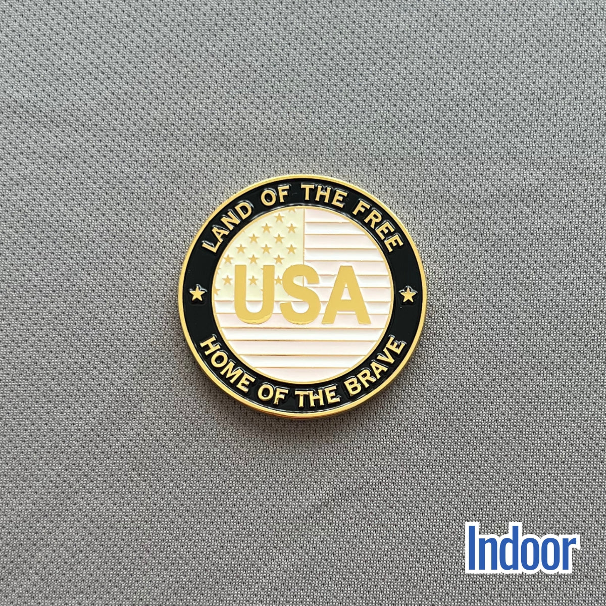 Sun - Activated USA Flag Challenge Coin | Magic Apparel & Gifts by Magivine