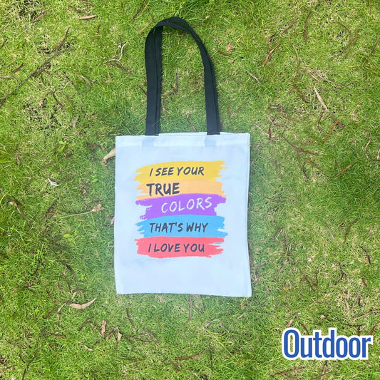 True Colors Magic Canvas Tote – Sun - Activated Color - Changing | Magic Apparel & Gifts by Magivine