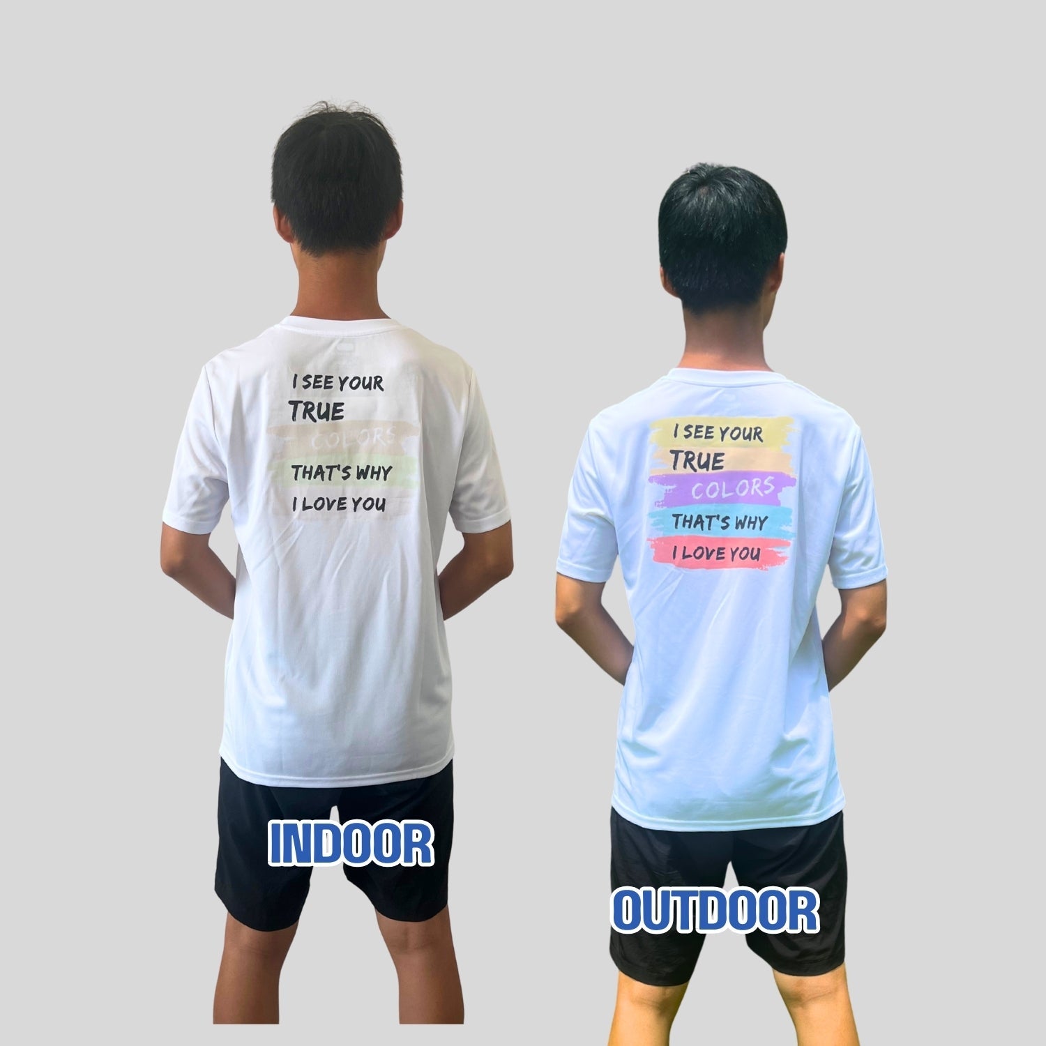 True Colors Magic Shirt – Sun - Activated Color - Changing | Magic Apparel & Gifts by Magivine
