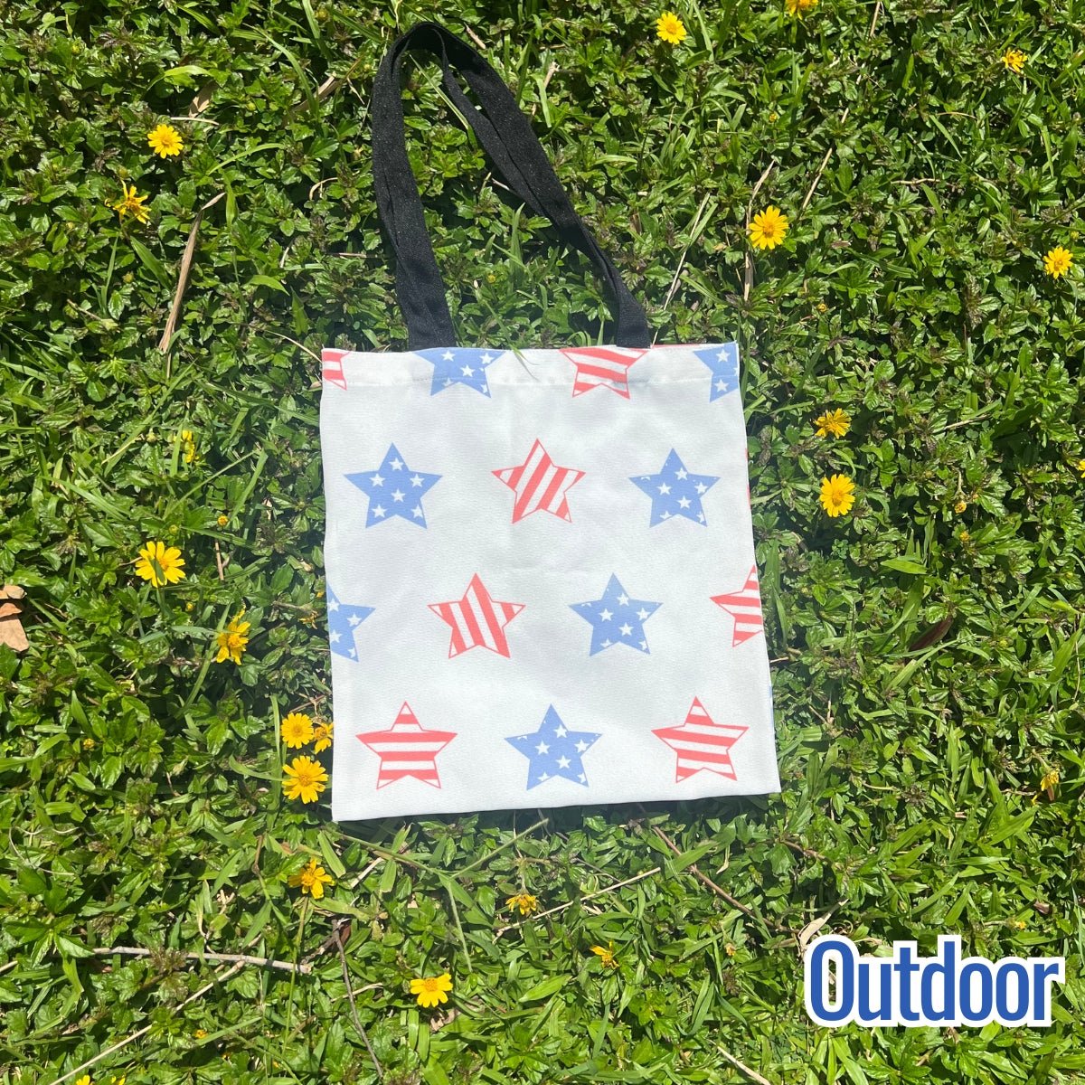 USA Flag Color - Changing Canvas Tote Bag | Magic Apparel & Gifts by Magivine